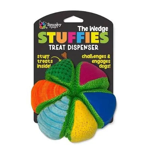 Spunky Pup XL Size Treat-Dispensing Plush Stuffed Dog Toy - Stuffed Animals for Pet Entertainment, Interactive Playtime Fun