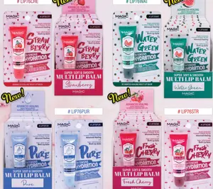 Magic  Intensive Hydration Multi Lip Balm (Strawberry, Water Green, Pure)