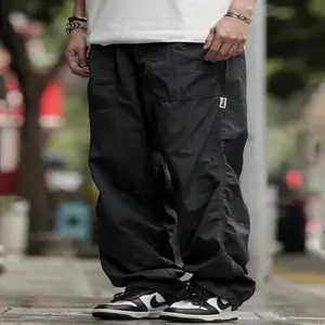 Kyn Apparel Outdoor Waterproof Parachute Pants Men Casual Baggy Wide leg Motorcycle Pants Streetwear Sport Jogger Sweatpants Trousers