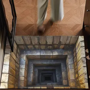 Fun 3D Doorstep Carpet - Diatomaceous Earth Mud Absorber, All Weather Terrace Mat, Non-Slip Living Room Carpet, 2 Sizes Available