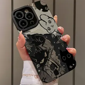 Mysterious Cat Design Shockproof Ultra-Thin Phone Case Cover for iPhone 17/16/15/14/13/12/11/plus/pro Max, Dust-Proof and Stylish Gift, Accessories
