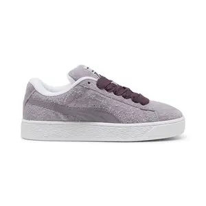 Puma Suede XL Hairy 39830903 Womens Purple Suede Lifestyle Sneakers Shoes