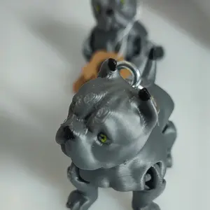 Mini Bulldog Keychain