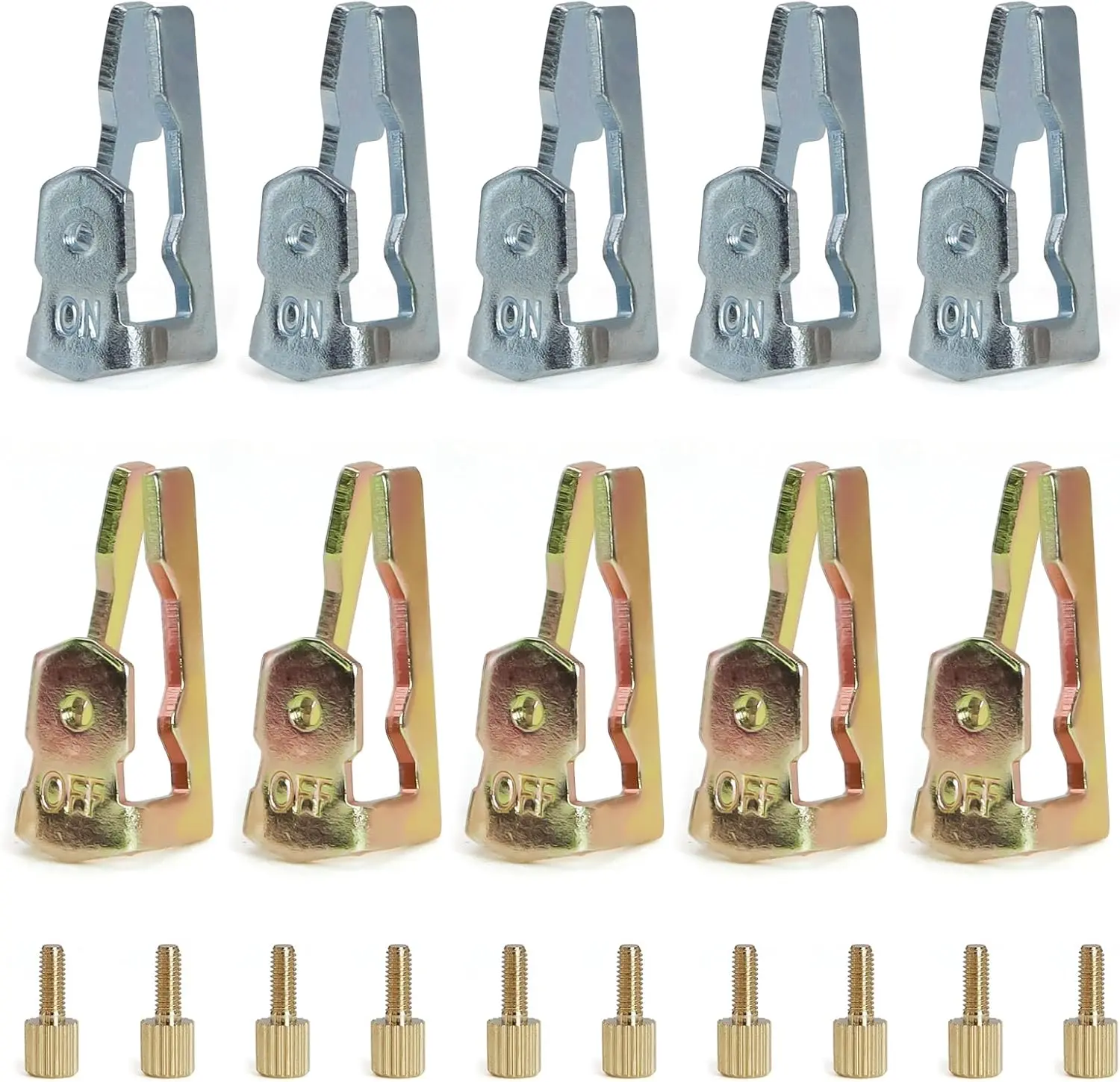 Pool Timer On Off Clips Time  Replacement Trippers Kit Tripper Pool Timer On Off Clip Parts Compatible with Intermatic 156T1978A for T100 (5 ON /5 Off /10 Screws)