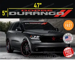 DODGE DURANGO WINDSHIELD VINYL DECAL STICKER