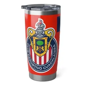Chivas Tumbler- tell me what name you want on it, customized name Tumbler 20oz, Chivas Deportivo, Liga MX, Soccer, Las Chivas of Guadalajara, Mexican football fan, gift for him, Mexican league