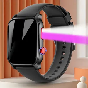 Multifunctional Smartwatch 1.83-inch large screen Fitness tracker Wireless making and receiving calls Sports pedometer Health Management IP68 Waterproof Watch with outdoor LED lights Money Light Watch for Android/Apple Watch men and women gifts