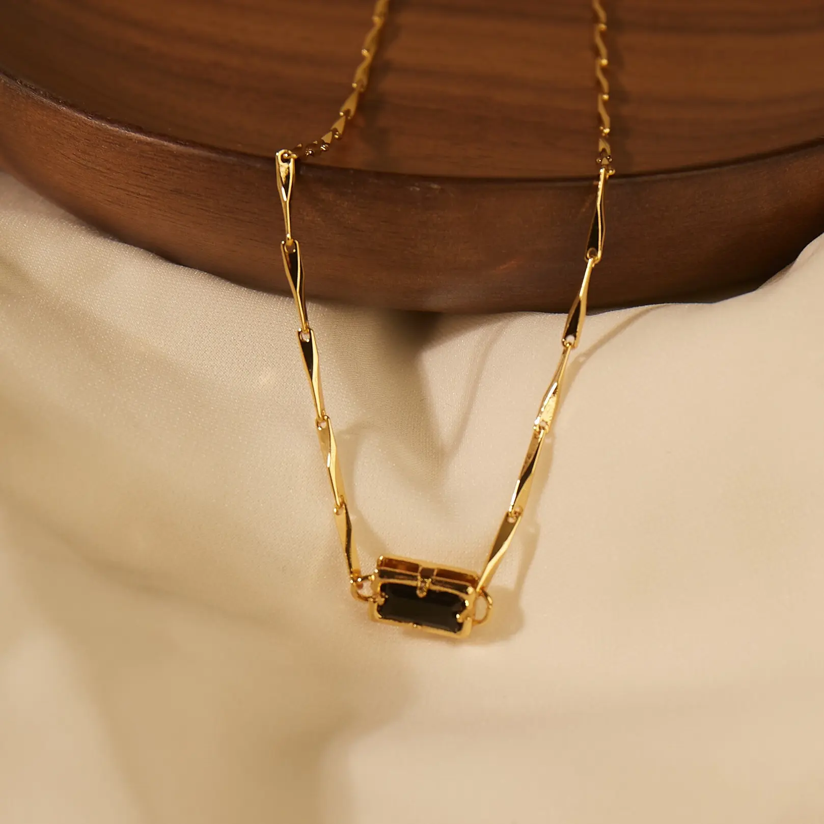 18K Gold French Style Dainty Necklace, Gifts for Her, Birthday Gifts