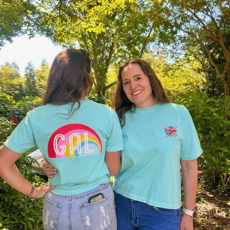 Disco Ball GAL Logo Tee