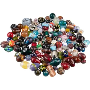 Assorted Bead Mix - 1 lb Assorted Color Beads - Assorted Shapes