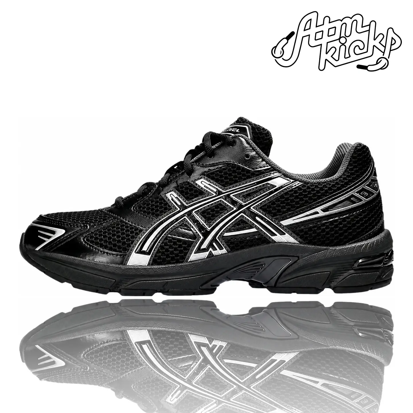 ASICS Gel-1130 Black Pure Silver 1201A906-001 Authentic Shoes Footwear Sneaker Trainer Comfortable Walking Fashion Trending Gift