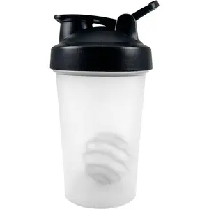 Shaker Bottle with Shaker Balls Leak Proof Ideal for Workout Supplements,Protein powder, Nutrition, Portable Bottle for Fitness Enthusiasts Athletes (400ml,12-OZ)