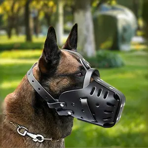 Dog muzzle, anti-bite, anti-barking, anti-eating mask, suitable for Malinois and Rottweiler training