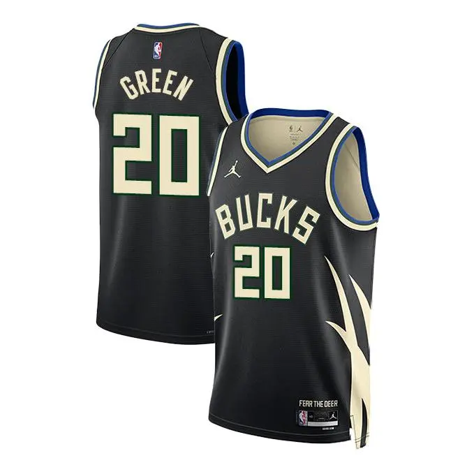 Jordan 2022 Statement Edition AJ Green Milwaukee Bucks Swingman Jersey