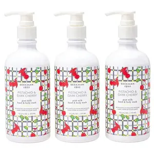 Beekman 1802 Hand & Body Wash Pistachio Dark Cherry 3-pack