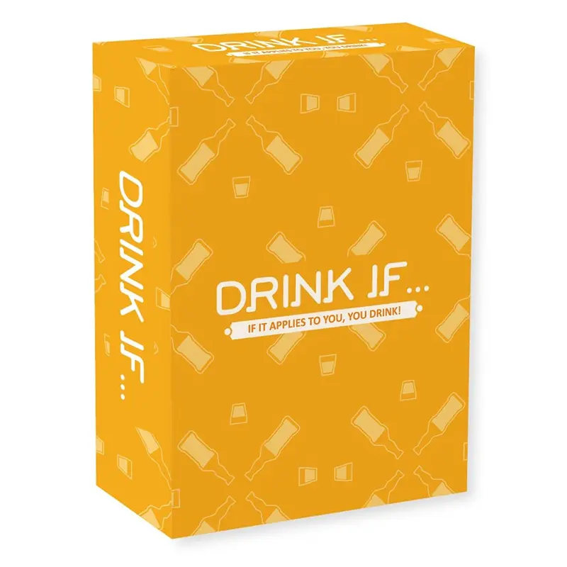 Drink If Card Game, 1 Box Adult Party Board Game Card, Drinking Board Games, Card Deck, Funny Card Game for Family, Friends and Couples, Romantic Game Night, Family Board Games, Party Table Game