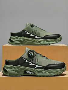 3-Color Street Trend Mule Casual Shoes, Walking Shoes, Outdoor Shoes - Rotating Buckle Quick On/Off Design + Wear-Resistant Anti-Slip Outsole + Comfortable Lining Wrapping, Suitable for Daily Leisure & Street Trend Styling