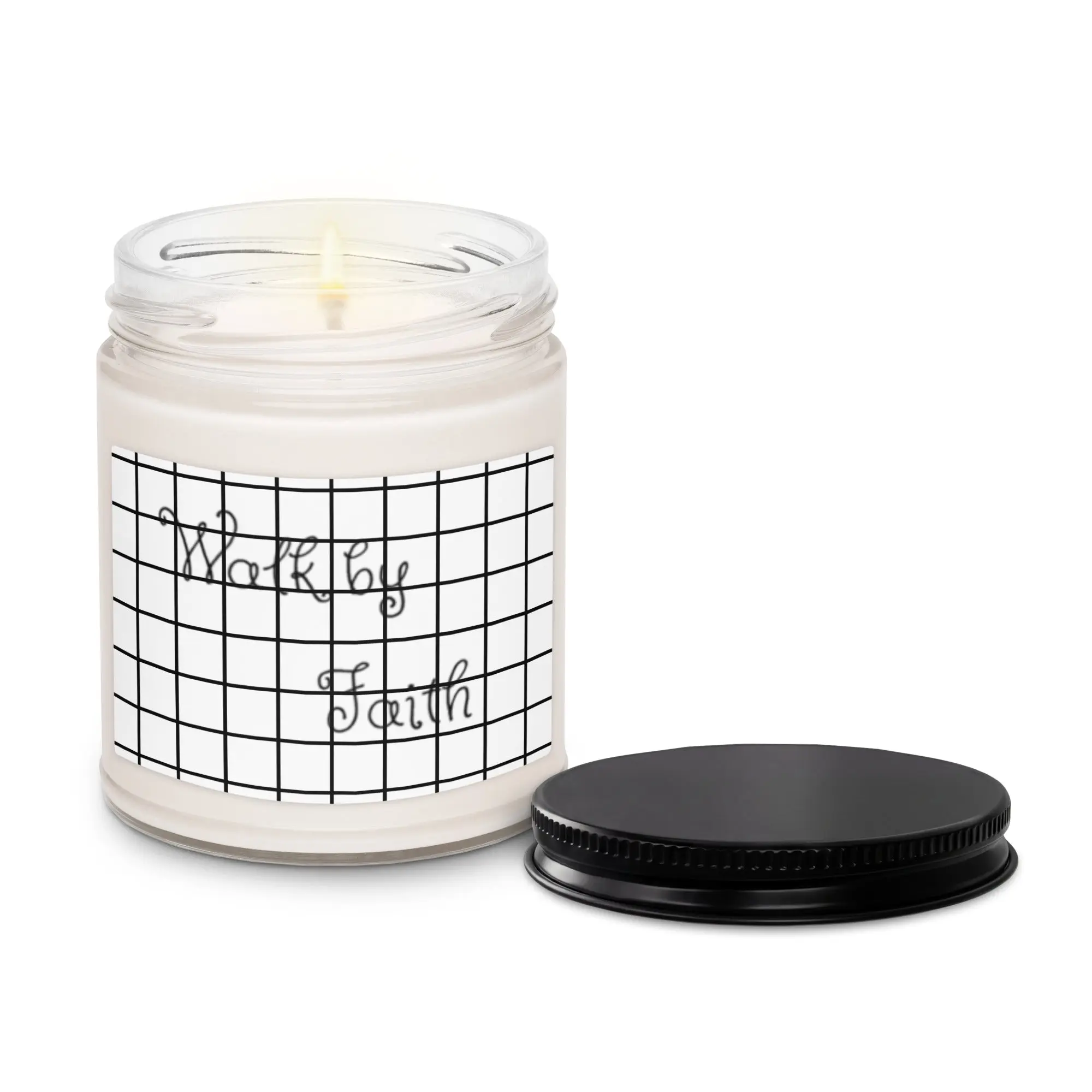Scented soy candle