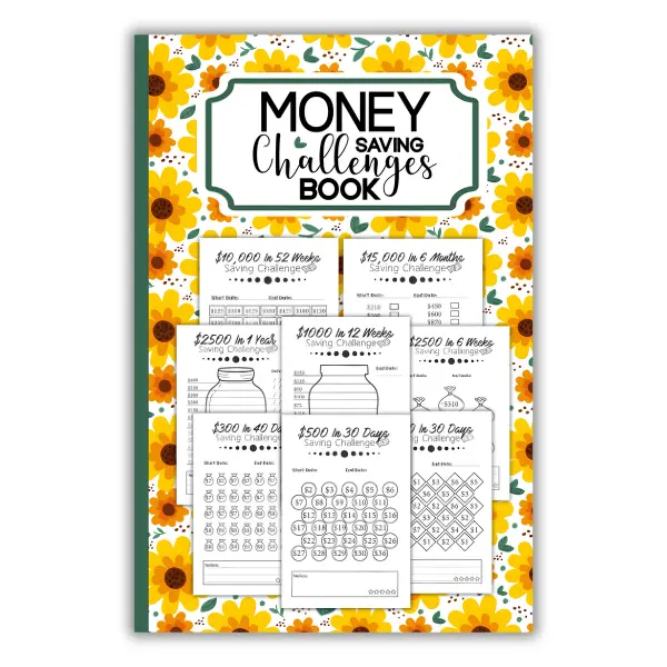 Halloween Fall Gift  Money Saving Challenge Book: Low Income Savings Challenges from 100$ to $15,000 | A Fun and Simple Way to Save