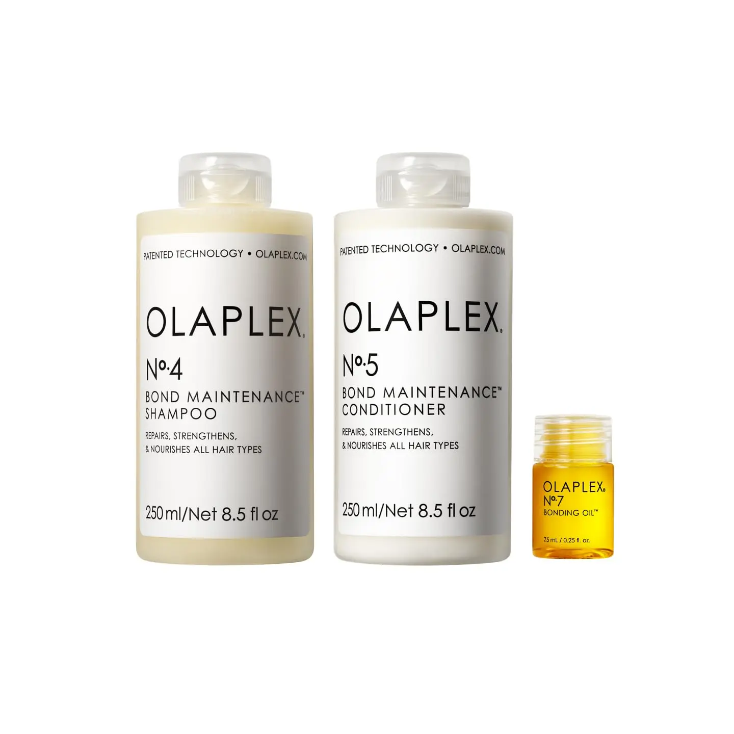 OLAPLEX Wash & Shine Hair Kit |   Shampoo & Conditioner, Bonding Oil