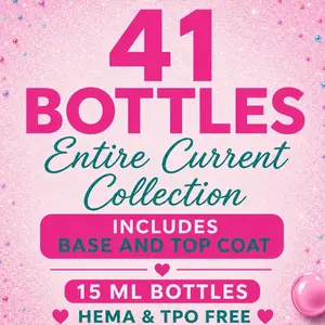 Entire current collection 41 bottles Glossé Gel