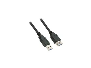Nippon Labs 50USB3-AAF-10-BK Black USB 3.0 A Male to A Female Extension Cable