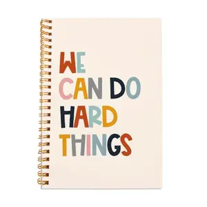 1PC 5.5x8.3inch Feminist Quote Notebook for Women Empowerment Feminism Notebooks Inspirational Diary Spiral Bound Hard Cover Office School Supplies