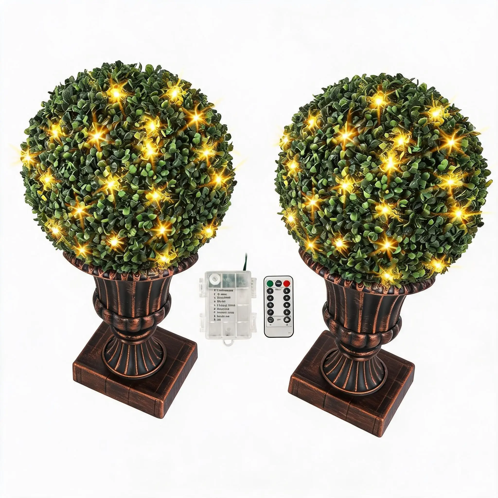 Garvee Antique Copper Light Tree,25 Inch Tall USB Powered Decor 8 Modes and Remote