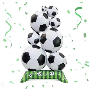 Standing Soccer Ball Balloon Set Sports Theme Party Decor Kit for Boys Birthday Event Setup