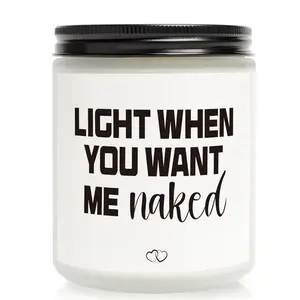 Gifts for Boyfriend Husband Men Couples, Romantic Christmas Gift Ideas for Boyfriend Him - Funny Anniversary Presents for Men Husband Couple Valentines Day - Handmade Lavender Scented Candle