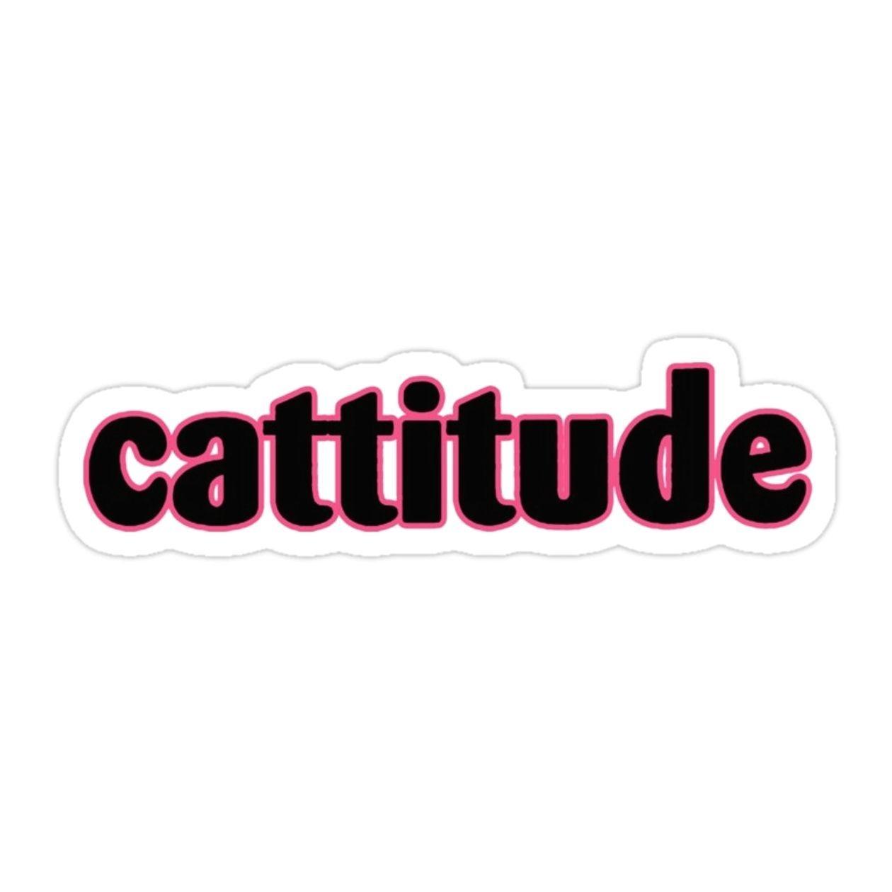 Cattitude Sticker 7ED