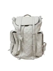 Pre-owned Louis Vuitton leather Backpacks Christopher Backpack in Monogram Empreinte