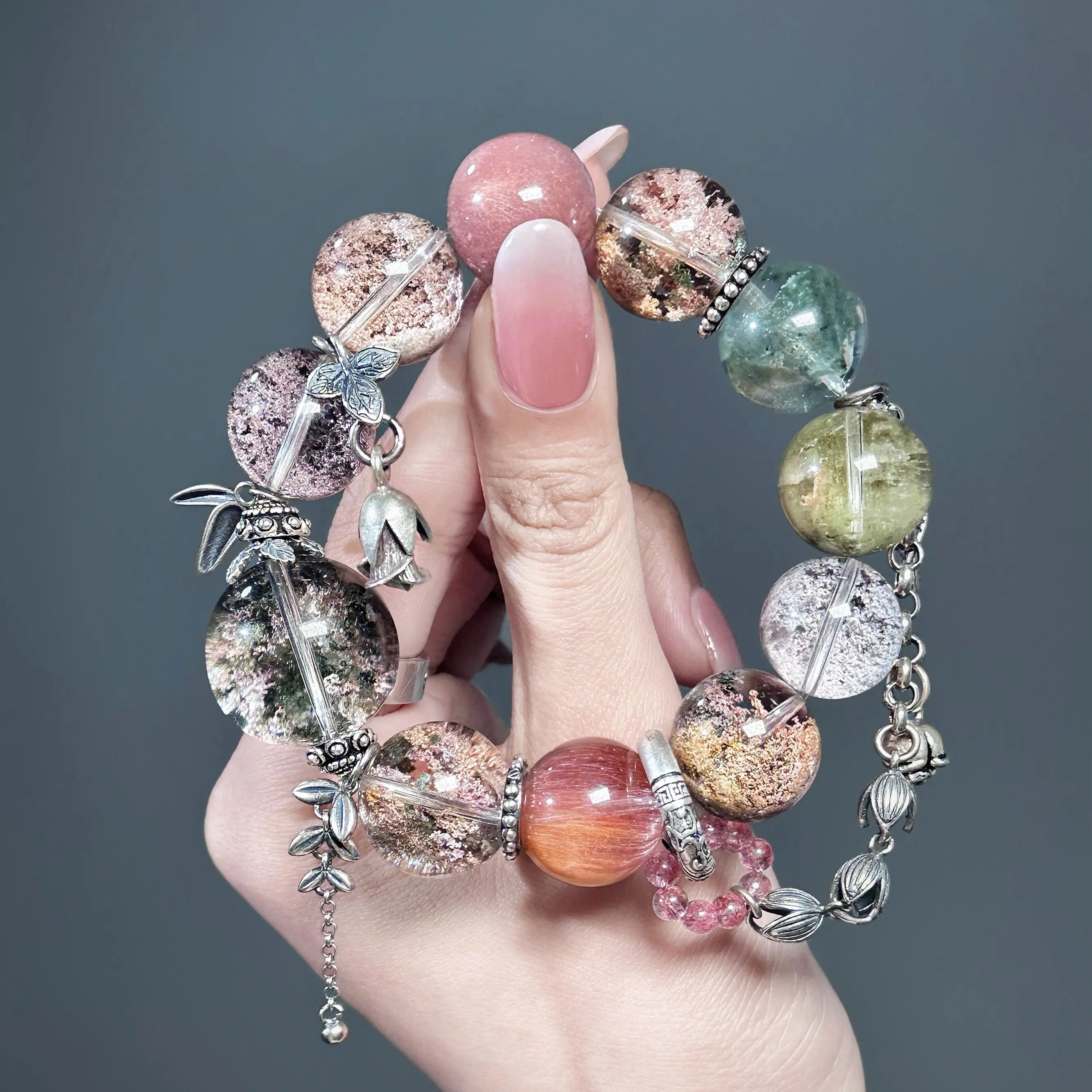 When Spring Arrives Garden Quartz Bracelet