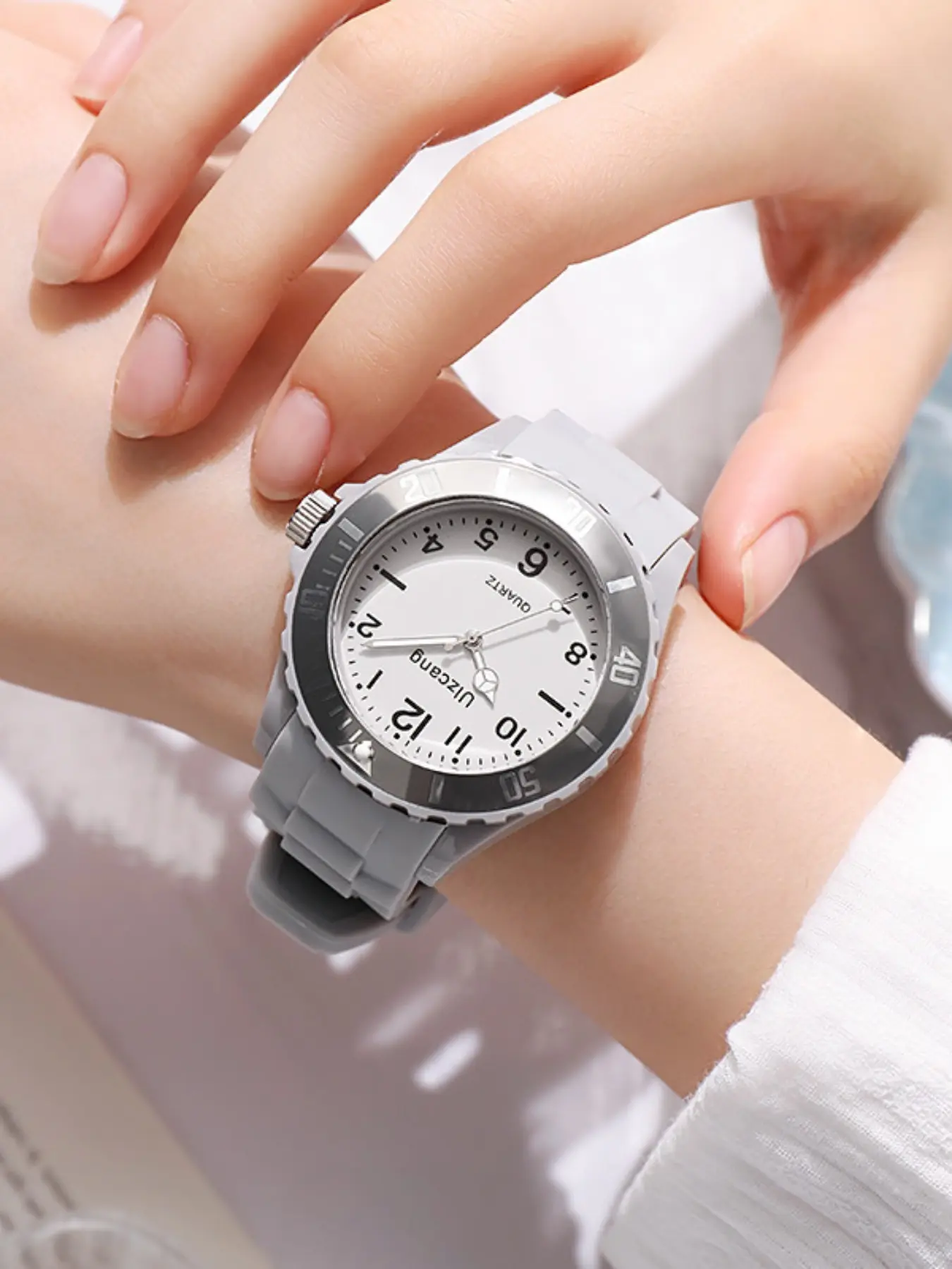 New Arrival Wish Bestselling Women's Watch, Sport Silicone Fashion Quartz Watch, Couple Watch, Stylish Wristwatch for Ladies, Casual Fashion Wristwatch, Quartz Analog Watches