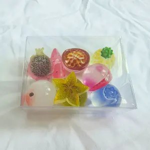 9pcs Box Miniature Fruit Figurines, Realistic Resin DIY Craft Decorations, Home Decor, Decorative Fruits, Ornaments Statues, Fruit Sculptures, Lychee Pineapple Peach Passionfruit Kiwi Blueberry Watermelon Dragonfruit