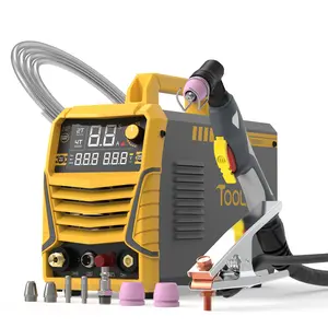 TOOLIOM CUT-50PRO Plasma Cutter 50Amp, High Frequency Pilot Arc Plasma Cutting Machine, Dual Voltage 110/220V & Max 3/4" Clean Cut, IGBT Inverter Metal Cutter