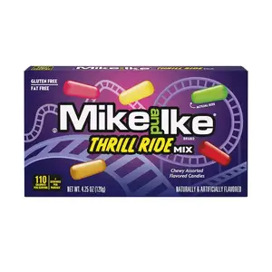 Mike and Ike Thrill Ride 4.25oz Sweet Treat Pack Ideal for Snacking