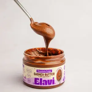 Chocolate Fudge Cashew Butter 10 oz Vegan, Low-Sugar, Kid-Friendly Dessert Spread No Added Sugar, No Sugar Alcohols, No Palm Oil
