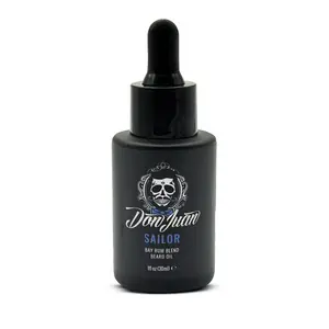 Don Juan Beard Oil - 100% Organic, Premium Oils: Sailor Bay Rum (Tangerine & Clove), Charmer (Sweet Orange & Cedarwood), Libertine (Jojoba, Argan, Coconut, Vitamin-E), Craftsman (Cedarwood, Pine, Cypress), 1 Fl Oz Each, Comfort Hair Care Moisturizing
