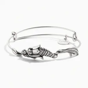 Mermaid Symbol Wrap Expandable Bangle