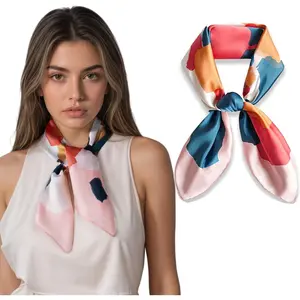 Silk-Like Bandana Scarf for Women - Soft, Lightweight, Multipurpose  &  Scarf, Hair Accessory & Handbag Decor