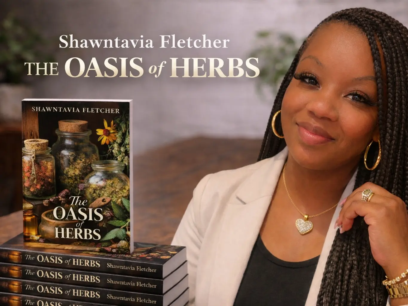 The Oasis of Herbs – Herbal Wellness & Natural Living Guide by Shawntavia Fletcher