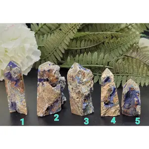 Azurite points
