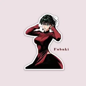Blizzard of Hell Fubuki Sticker – One Punch Man Waifu Anime Gift for Fans