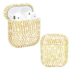 Diamond Case for Apple Airpods 1/2 with Carabiner