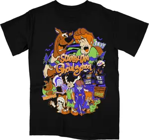Scooby-Doo, Scream, Halloween T-shirt All Colors, Gift for Women Men, Made In USA, US Size S-6XL, 100% cotton, Classic Fit, Unisex T-Shirt