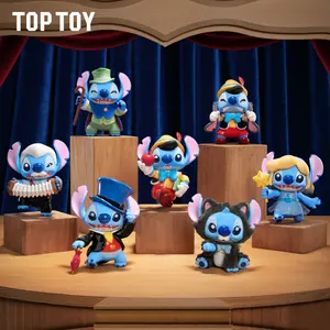 TOPTOY Stitch x Pinocchio Fantasy Theater Series Figure Blind Box, Cute Disney Collectible Figurine Ornament, Exquisite Cartoon Character Statue, Trendy Desktop Decoration, Perfect Surprise Gift for Anime Fans and Holiday Presents#Summervibes