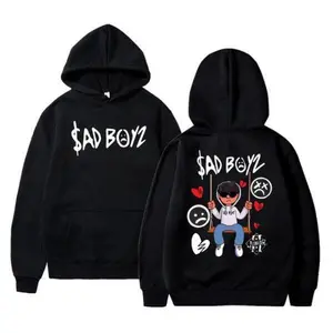 Junior H Inspired "Sad Boyz Mania Tour" Hoodie – Latin Trap Music Fan Graphic Sweatshirt & T-Shirt, Unisex Streetwear Concert Style Pullover Casual Outfits Short Classic tiktok shop deals
