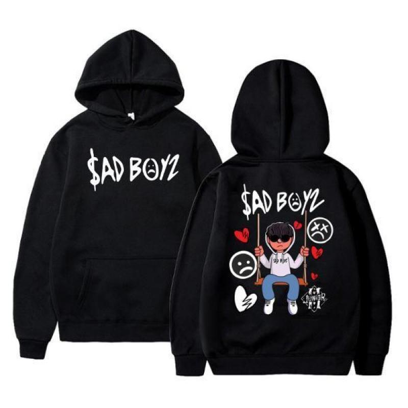 [Sale Up To 50%]Junior H Sad Boyz Mania Tour 2024 Hoodie Sweatshirt T-Shirt – Unisex Streetwear Graphic Apparel for Latin Trap Fans, Urban Music Outfit, Casual Pullover, Trendy Concert Merch, Everyday Fashion for Men and Women Fabric Menswear