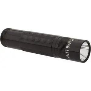Maglite Tactical Flashlight - LED Bulb, 172 Lumens, Black Aluminum Body, 3 AAA Alkaline Batteries Included, Industrial-Use Model XL200-S3016